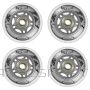 PU 70x24 82A Transparent (4 pcs) + ABEC-7 (8 pcs) Set NILS EXTREME