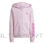adidas Essentials Linear Full-Zip Hoodie Jr S2666 (140 cm)