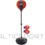 Enero Toys ENERO BOKSA KOMPLEKTS BĒRNIEM, REGULĒJOMS 80-102CM UN CIMDI