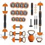Hanteļu komplekts, regulējamas hanteles /HMS SGZ220 PRO SET 6W1 SVARA KOMPLEKTS 20KG