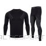 BS Alpinus Active Base Layer Set thermoactive underwear black and gray M GT43257 (M)