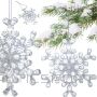 Christmas Decoration Подвесное украшение «Снежинка» 12x12 см, узор 2