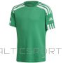 T-krekls Adidas Squadra 21 JSY Y GN5743 / Zaļa / 116 cm
