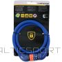 Dunlop velosipēda slēdzene ar kodu 1,0x65 cm zila