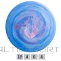 Discgolf disc DISCMANIA Distance Driver S-LINE SWIRLS PD2 Sky Stone Blue/White 12/4/0/4