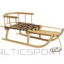 Enero NINA WOODEN SLED WITH BACKREST AND WEBBED SEAT