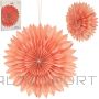 Christmas Decoration 3D DECORATIVE HANGING PAPER STAR 50CM PINK