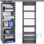 Redcliffs Foldable Hanging Camping Wardrobe with 6 Shelves, 36x45x121 cm