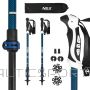 TK8601 Blue Alu Nordic Walking Poles NILS