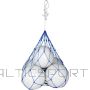 Ball carry net 5 ball AVENTO 75MB Cobalt blue/White
