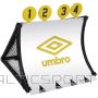 UMBRO 4in1 futbola treniņu rāmis ar atsitienu, vārti 75x78x58 cm