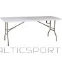 Saska Garden CATERING TABLE FOLDED INTO A SUITCASE 180x70CM MAX.100KG WHITE