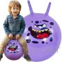 Eddy Toys Lēkāšanas bumba ar ragiem 45 cm, violeta