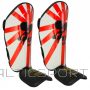 Inny Masters Mje shin guards - Ns-Km Jr 11535-XS05 (żółto - czarne+XXS)
