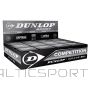 Squash balls DUNLOP COMPETITION 1 yellow dot 12-box