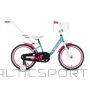 Bērnu velosipēds TABOU Miss CS ALU, 20'' zili balts