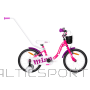 Bērnu velosipēds TABOU Miss ST, 12'' rozā-balts