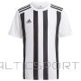 Adidas Футболка STRIPED 21 JSY Y GV1382 / белая / 128 см