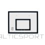 Basketbola groza vairogs 120x90cm, basketbola vairogs balts/melns