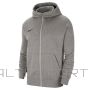 Nike Park 20 Fleece FZ Hoodie Junior CW6891 063 / Pelēka / L (147-158cm)