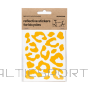Helkurkleepsud jalgrattale BOOKMAN Reflective Stickers for Bicycles, Yellow Leopard