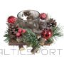 Saska Garden DECORATIVE CANDLESTICK 16x9CM WOOD