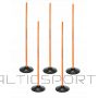 Slalom obstacle course 160cm sticks + base 1.5kg Orange 100866 (N/A)