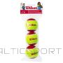 WILSON STARTER RED BALLS ( 3 gb. )