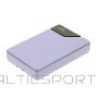 Tellur Power Bank 10000mAh, USB-C + Lightning cables built-in purple