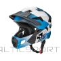 Hikvision Rockbros TS-61 10110061001 Children's Bike Helmet with Detachable Chin Size S (48-54) - Blue (Niebieski \\ S)