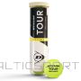 Tennis balls DUNLOP TOUR BRILLIANCE MidRange 4-tube ITF