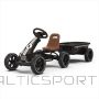 EXIT Foxy Pedal Go-Kart with Trailer - Espresso Black