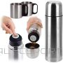 Excellent Housewere TOURIST THERMOS 1000ML WITH 2 SILVER MUGS