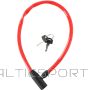 Dunlop BIKE LOCK CABLE LOCK 0.4x65CM - RED