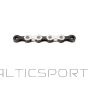 KMC Chain X11' 118 sts silver black foil (-)