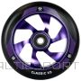 Колесо для самоката UNION Classic V2 Pro Scooter Wheel 110 мм, черное/полированное фиолетовое