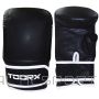 Boxing bag gloves TOORX JAGUAR S/M black eco leather