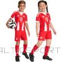 adidas FC Bayern 25/26 Home red JN8510 kids' sports set (92cm)