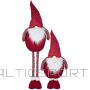 Articasa SANTA CLAUS ON TELESCOPIC LEGS 30X18X100CM - RED