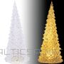 Koopman DECORATIVE CHRISTMAS TREE TRANSPARENT LED WARM WHITE 27CM
