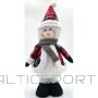 Saska Garden DECORATIVE SNOWMAN 50CM RED