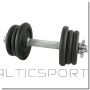 Hanteļu komplekts, regulējamas hanteles /HMS SG03 VĪTNES ANTELES 10 KG