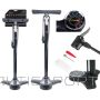 Xqmax WORKSHOP AND BIKE PUMP PRO 174Psi (12Bar) WITH PRO PRESSURE GAUGE