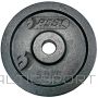 Best Sporting MELNĀ ČUGUNA SVARS 5 KG, diametrs 30 mm