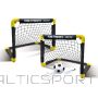 Inna Saliekamu futbola vārtu komplekts 2 gab. 50x44x44 cm ar tīklu, bumbu un sūkni