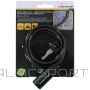 Dunlop SPIRAL BIKE LOCK WITH KEY 0.6x90CM BLACK