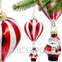 Koopman STIKLA BALONU MAISIŅA PAKLĀJS 16 CM ZIEMAS VECĪŠA BALONS