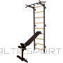 Benchk GYMNASTIC LADDER WITH A BAR, A BARREL FOR EXERCISES AND A BENCH 313B