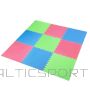 One Fitness MP10 MULTIPACK GREEN-BL-RED PUZLE AIZSARGPAKLĀJS 60x60x1,0 CM (9 GAB. KOMPLEKTS)