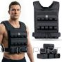 BS 30 kg svara treniņu veste ar skriemeļiem W30B | DBX Bushido (N/A)